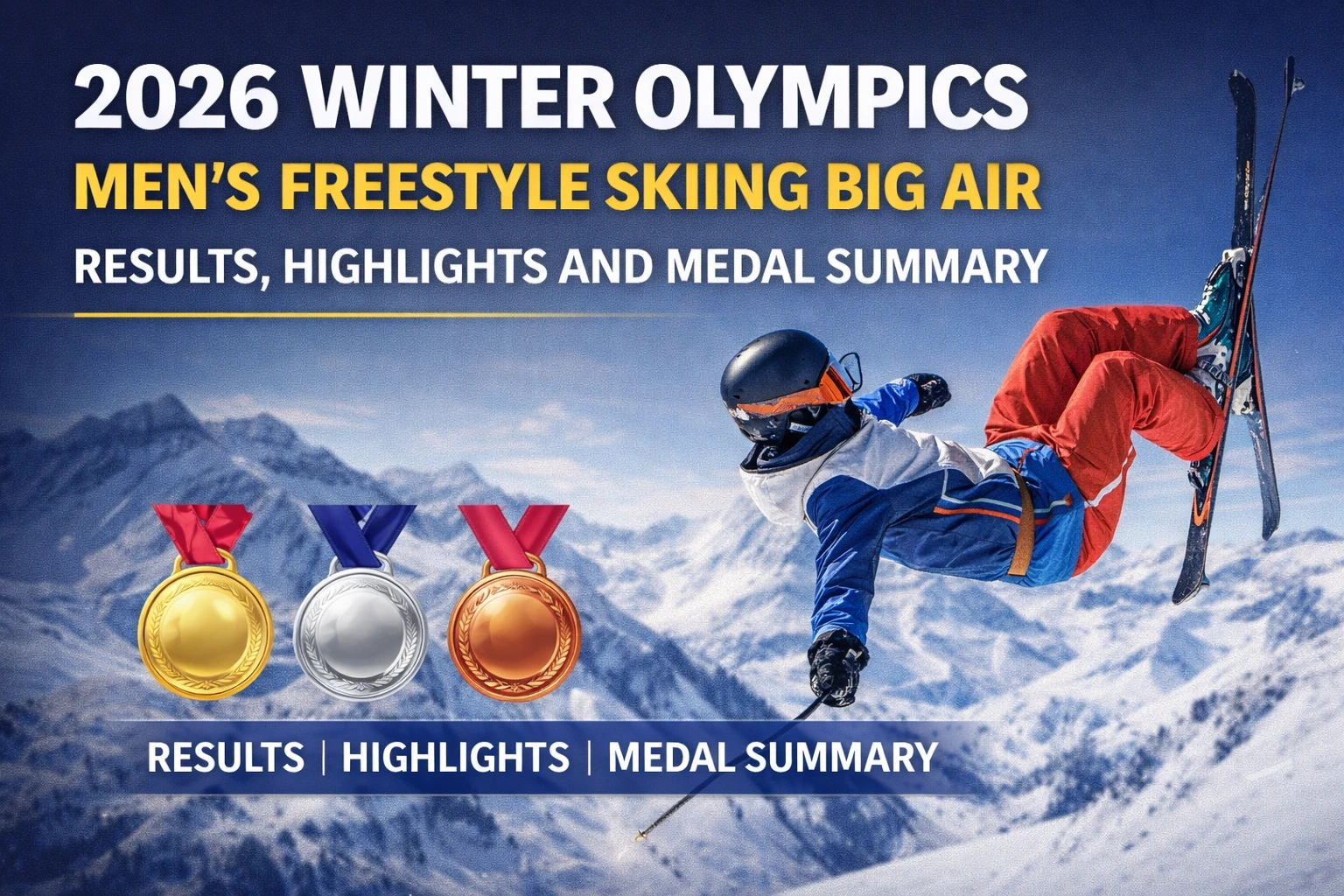 2026 Winter Olympics men’s freestyle skiing big air results